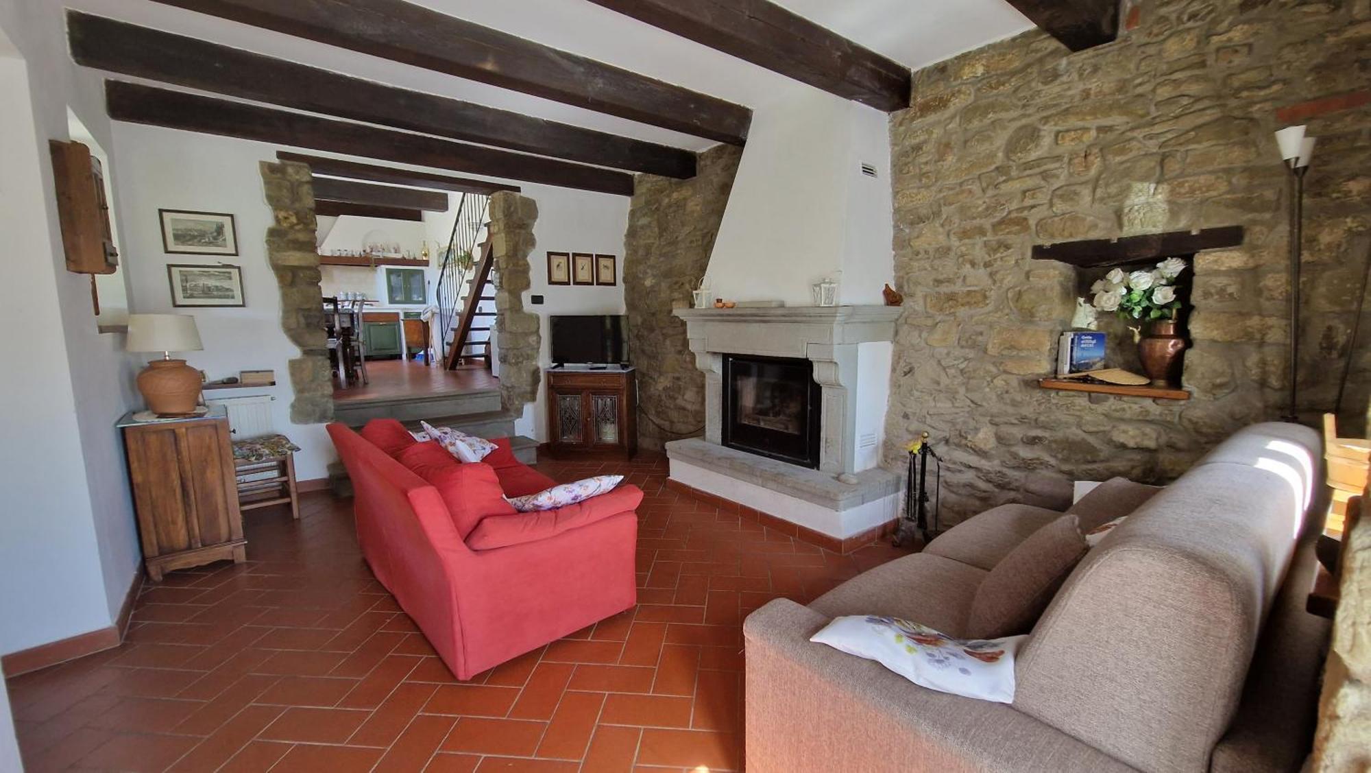 La Sala Vecchia - Lovely Tuscan Holiday House Badia Prataglia, Casentino Valley Chiusi della Verna Buitenkant foto